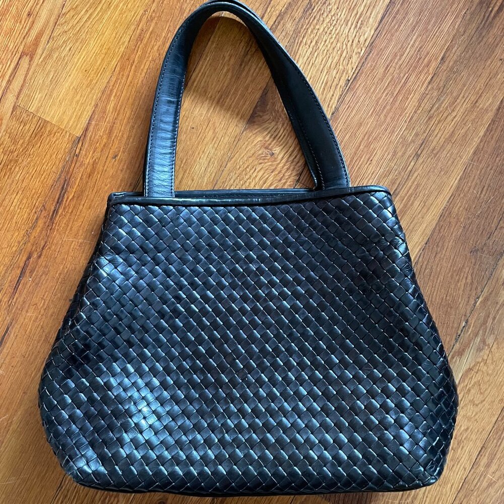 Vintage Talbots Woven Leather Purse